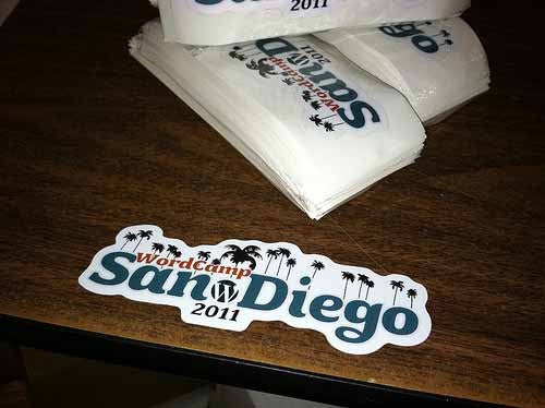 Custom-Shaped-Die-Cut-Stickers-for-WordCamp-San-Diego-2011-Sponsored-by-StickerGiant