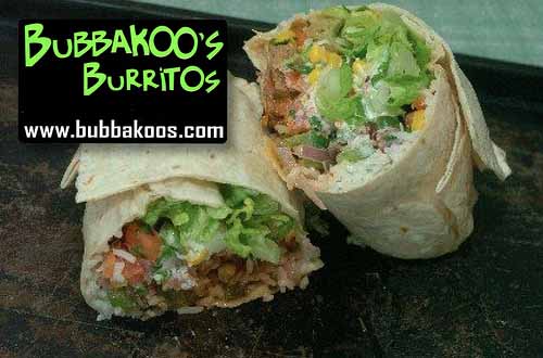 Custom Logo Stickers for Bubbakoo's Burritos printed by StickerGiant