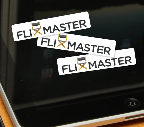 Flix-Master-Custom-Stickers-with-a-tablet-in-background-Stickers-were-printed-by-StickerGiant