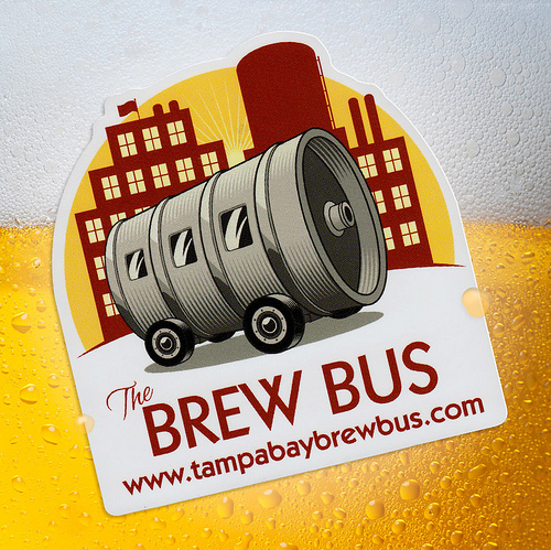 Awesome Tampa Bay Brew Bus Sticker