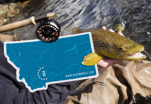 Awesome-Bozeman-Reel-Sticker-printed-by-StickerGiant