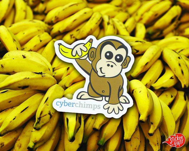 Cyber-Chimps-custom-Die-Cut-Stickers-printed-StickerGiant