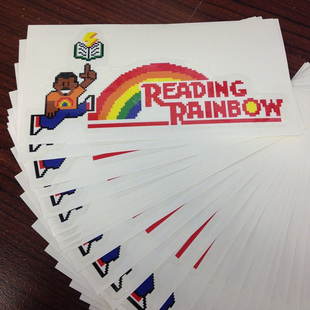 Reading-Rainbow-stickers-by-StickerGiant