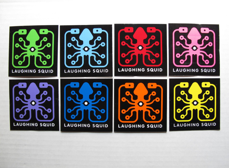 Laughing Squid stickers by StickerGiant