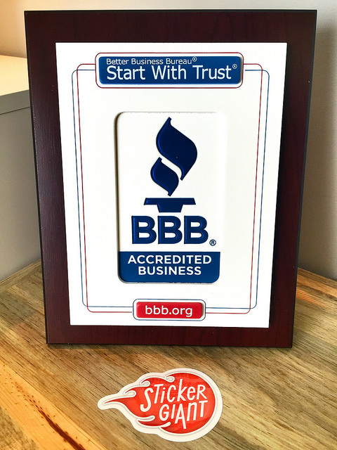 StickerGiant is a BBB Accredited Business in Longmont Colorado