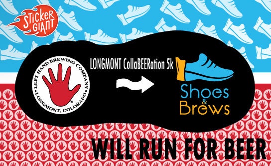 Longmont-CollaBEERation-5k-by-Shoes-and-Brews-in-Colorado-was-sponsored-by-StickerGiant-and-Left-Hand-Brewing