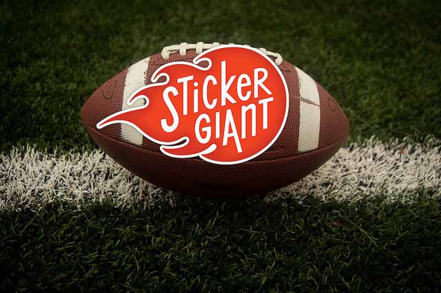 StickerGiant-Logo-with-Football-in-Background