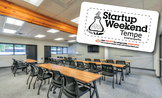 StickerGiant-Sponsorship-Desk-2016-Startup-Weekend-Tempe-Phoenix-incub8