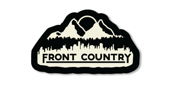 Custom-Shaped-Die-Cut-Sticker-for-Front-Country-printed-by-StickerGiant