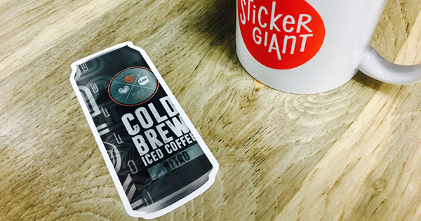 StickerGiant-printed-a-custom-can-shaped-die-cut-sticker-for-Roast-Coffee-Company