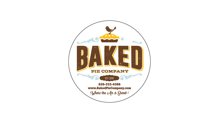 Matte Labels for Baked Pie Company Custom Labels Printed by StickerGiant