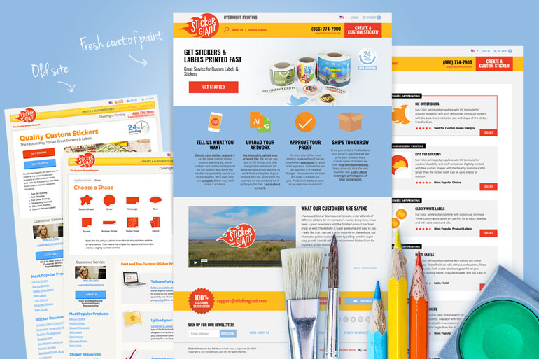 StickerGiant.com-Home-Page-Mock-Ups-Used-for-Planning-a-Site-Redesign