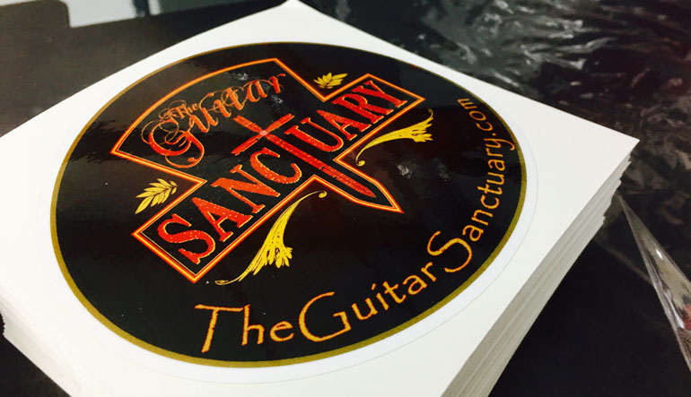 StickerGiant-Printed-Custom-Oval-Stickers-for-Guitar-Sanctuary