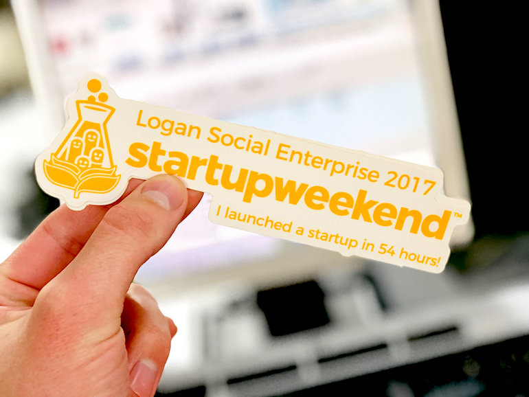 Global-Startup-Weekend-Logan-Social-Enterprise-die-cut-sticker-2017