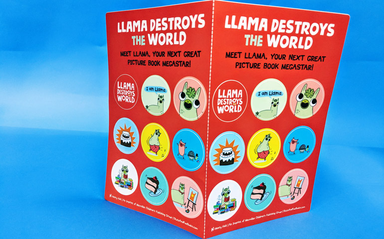 Custom-Sticker-Sheets-for-Llama-Destroys-the-World-that-were-printed-by-StickerGiant