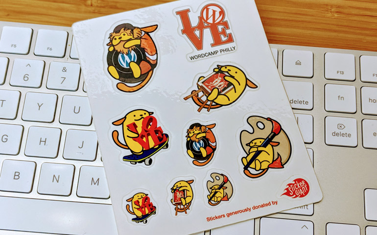 Custom-Sticker-Sheets-for-WordCamp-Philly-2019-Sponsored-in-Kind-by-StickerGiant