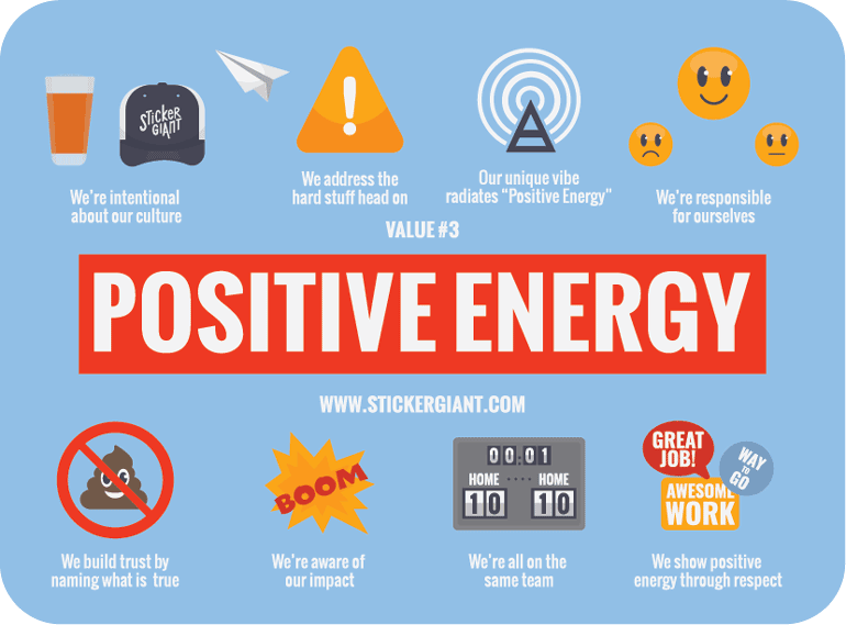 StickerGiant-positive-energy-blog-on-company-cultural-values