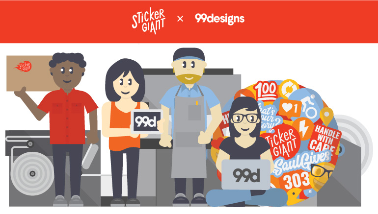 StickerGiant-99designs-Partnership-blog