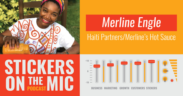 Stickers-On-The-Mic-from-StickerGiant-with-Merline-Engle-Haiti-Partners-blog