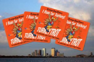  Custom Stickers for Tampa Bay Times Turkey Trot