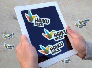 Custom Shaped Stickers for Haiku Deck from StickerGiant