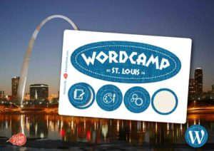 Custom Stickers for WordCamp St. Louis in 2014 from StickerGiant