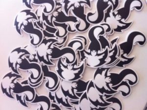 Custom Shaped Die Cut Stickers for StoreYourBoard.com Printed by StickerGiant