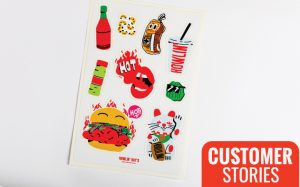 Customer-Stories-howlin-rays-Sticker-sheet