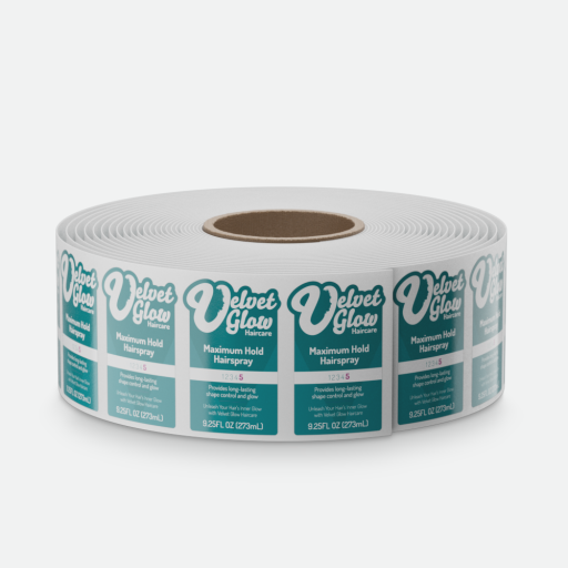 Roll of Glossy Paper Labels printed by StickerGiant