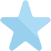 A blue star image